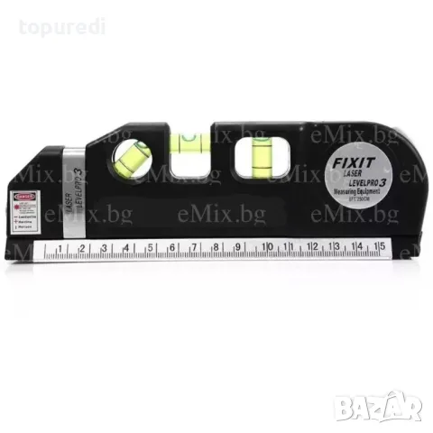 Многофункционален лазерен нивелир с ролетка