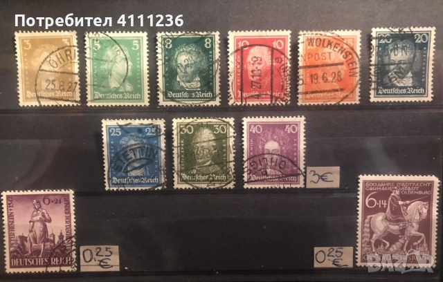 Германия преди 1945год .- цена на всяка снимка! , снимка 10 - Филателия - 53153850