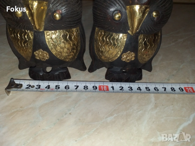 Лот бухалчета дърво и месинг, снимка 6 - Антикварни и старинни предмети - 53355885