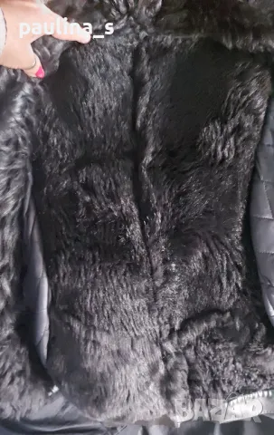 Винтидж аутлет / "Shearling" дамски кожух тип яке от естествена кожа , снимка 13 - Якета - 48431003