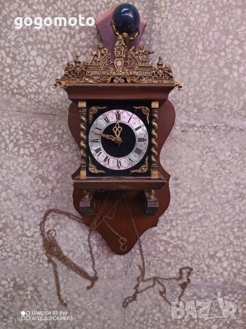 Limited Editions, рядък холандски Стар винтидж античен стенен часовник на 220 волта, снимка 17 - Антикварни и старинни предмети - 36077823