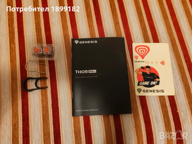 Механична Клавиатура GENESIS THOR 303 TKL, снимка 3 - Клавиатури и мишки - 53698648