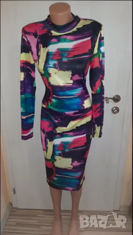 Нова шарена рокля, снимка 4 - Рокли - 49500738