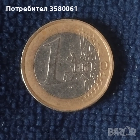 Рядка находка 1евро 2001, снимка 2 - Нумизматика и бонистика - 53398635