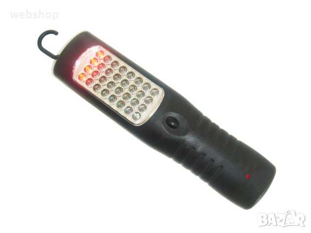 Акумулаторна LED Работна Лампа с 35 Диода и зарядно на 12V и 220V, снимка 3 - Други инструменти - 39209789