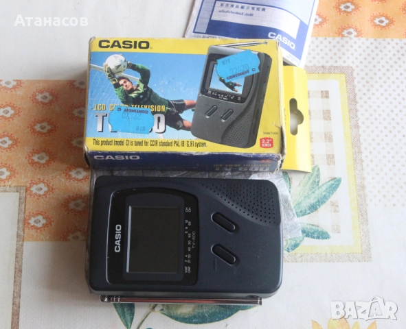 Малък джобен телевизор Casio LCD-Color Television, снимка 2 - Телевизори - 52434672