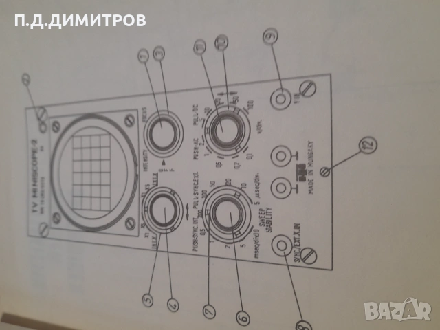 ТЕЛЕВИЗИОНЕН ОСЦИЛОГРАФ-2, снимка 11 - Друга електроника - 53261283