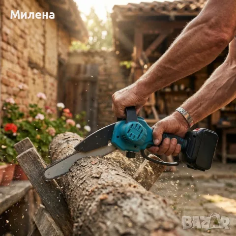 акумулаторен трион, снимка 2 - Моторни триони/резачки - 56087070