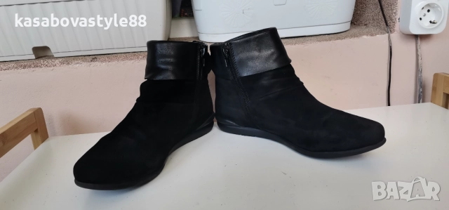 Боти Tamaris 38.5н.Естествена кожа, велур , снимка 3 - Дамски боти - 52552917