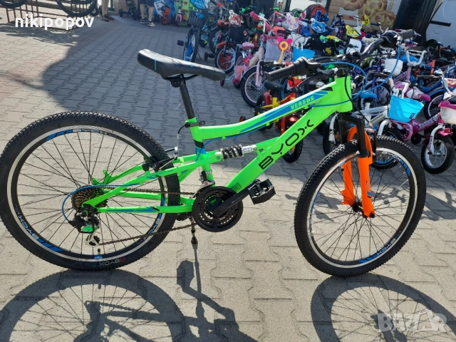 BYOX Велосипед 24" VERSUS зелен, снимка 10 - Велосипеди - 53848912
