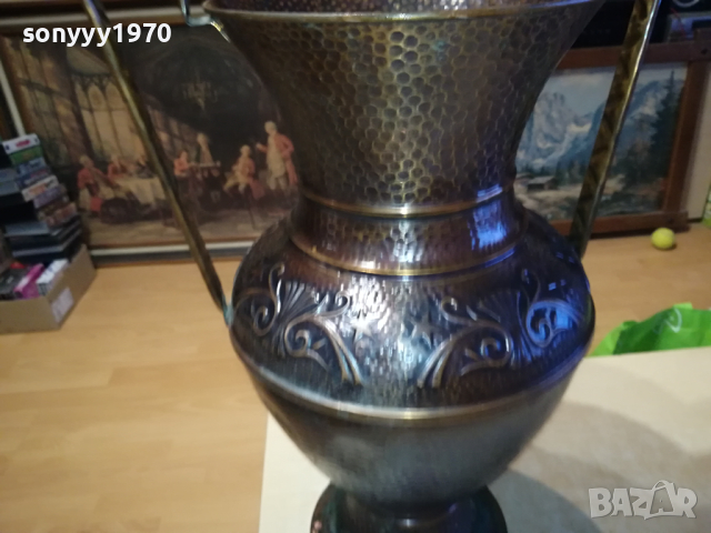 ГОЛЯМА КАНА ВАЗА ОТ ФРАНЦИЯ 1603242107, снимка 4 - Антикварни и старинни предмети - 44797160