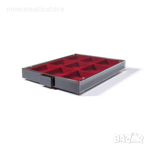 Leuchtturm MBXL9 кутия за девет SLABS капсули, снимка 4 - Нумизматика и бонистика - 56338672