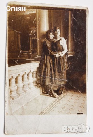 Стара черно-бяла снимка картичка, снимка 1