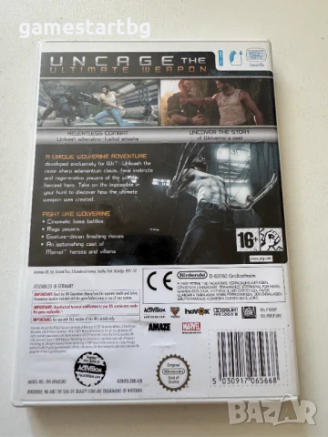 X-Men Origins: Wolverine за Wii / Wii U, снимка 2 - Игри за Nintendo - 51320635