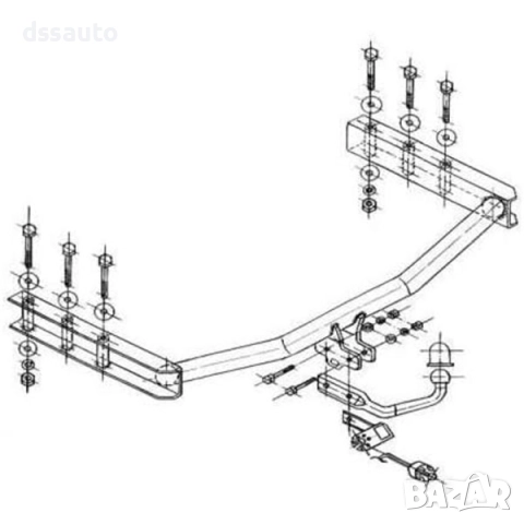 Теглич VW Passat B5 B5.5 1997-2005, снимка 3 - Части - 51637305