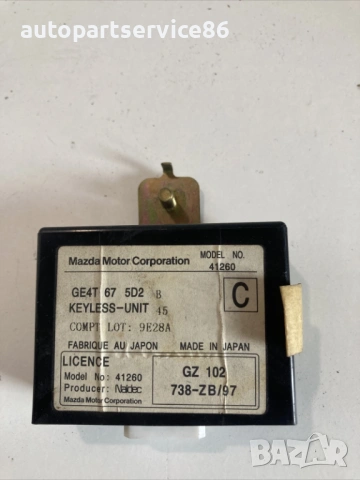 Контролен модул за безключово управление за Mazda 626 2.0 TDI (2001) GE4T675D2
