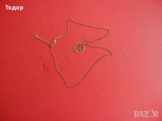 Позлатено сребърно колие 925 Diadema Italy, снимка 6 - Колиета, медальони, синджири - 44637896
