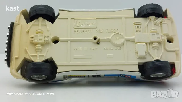 Peugeot 205  Bburago 1/25, снимка 7 - Колекции - 48930200