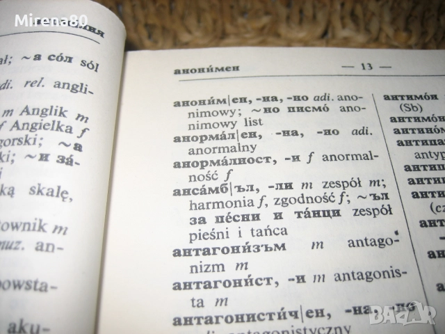 Българо-полски речник - том 1, снимка 7 - Чуждоезиково обучение, речници - 52101964