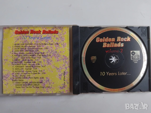 Golden Rock Ballads - матричен диск музика, снимка 2 - CD дискове - 53524648