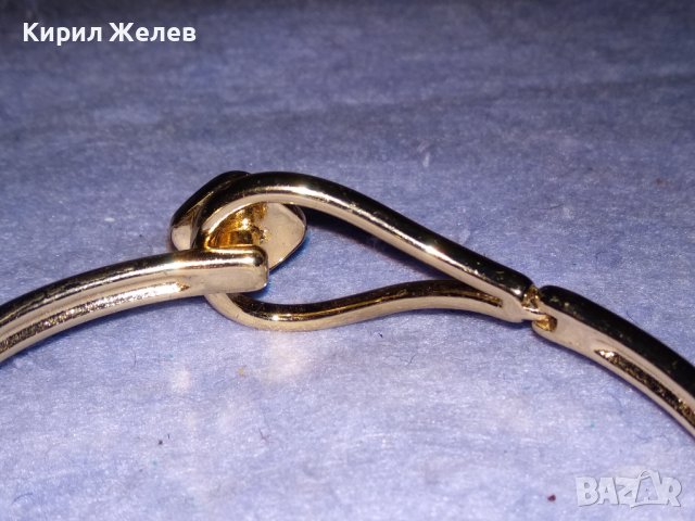 ЕФЕКТНА ПОЗЛАТЕНА ВИНТИДЖ - АРТ ГРИВНА 27464, снимка 9 - Гривни - 40811933