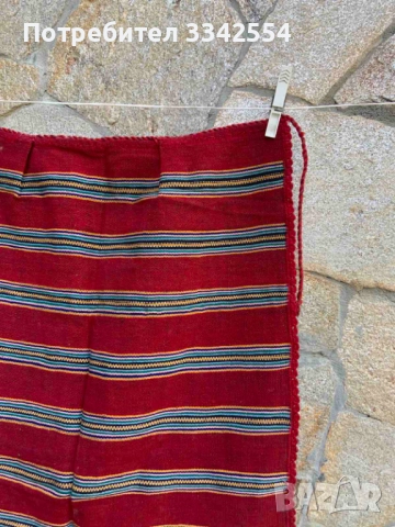 ПРЕСТИЛКА ВЪЛНА ТЪКАНА СТАРИННА ЕТНИКА, снимка 8 - Антикварни и старинни предмети - 51545690