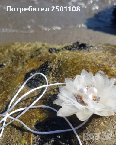 Чокър цвете , снимка 3 - Колиета, медальони, синджири - 49820248