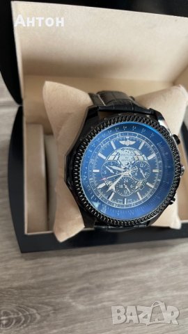 Breitling for Bentley Black Edition  стилен Мъжки часовник, снимка 3 - Мъжки - 34807607