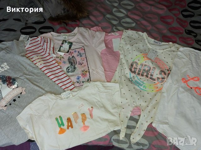 Нови тениски с къс ръкав 134 размер, снимка 3 - Детски тениски и потници - 35821514