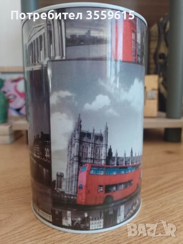 метална касичка Лондон, снимка 1