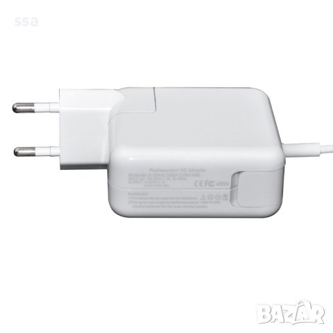 Зарядно за лаптоп Apple -45W- 14.85V 3.05A T tip G2 MagSafe2- заместител (033) - 24 месеца гаранция, снимка 4 - Лаптоп аксесоари - 41288159