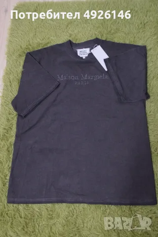 ЧИСТО НОВА! Maison Margiela Faded Logo Cotton T-Shirt, снимка 5 - Тениски - 55753892