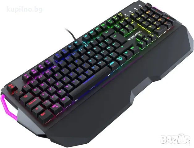Механична RGB геймърска клавиатура Oversteel Iron - UK Layout, снимка 3 - Клавиатури и мишки - 55798462