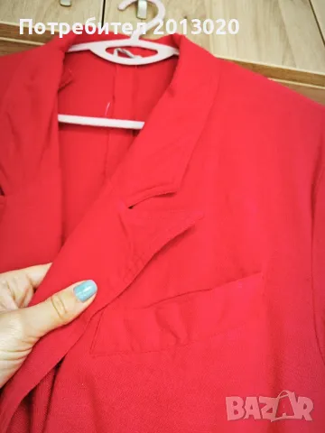 Лятно ленено сако, снимка 3 - Сака - 49505325