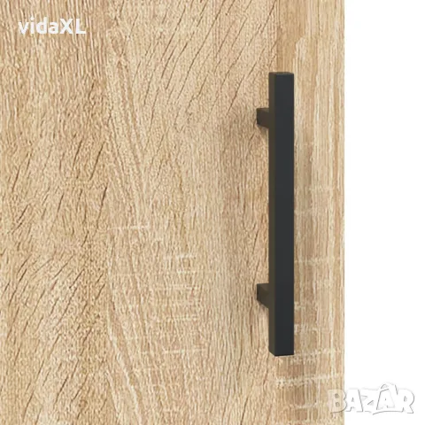 vidaXL Висок шкаф, дъб сонома, 69,5x34x180 см, инженерно дърво, снимка 10 - Бюфети - 56146670