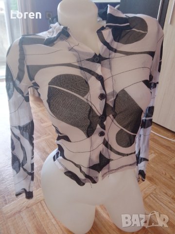 Дамска прозираща блузка , снимка 6 - Блузи с дълъг ръкав и пуловери - 41356598