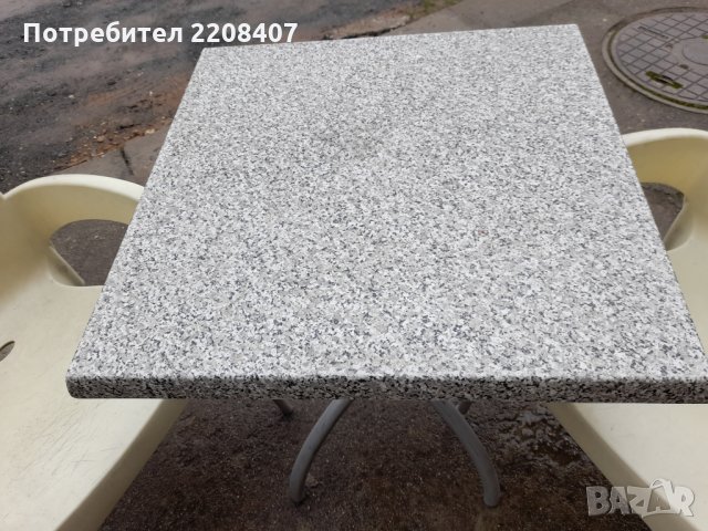 Маса с два стола, снимка 3 - Друго търговско оборудване - 35960220