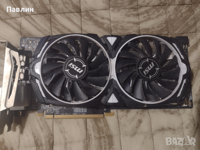 Видео карта MSI Rx 480 OC 4GB, снимка 1 - Видеокарти - 44621983