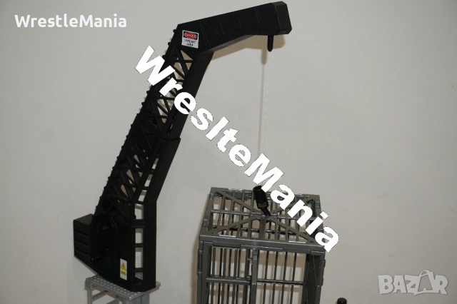 Рядък Кеч Ринг с Кеч Клетка WWE Crash Cage Wrestling Ring Playset Seat Launchers, снимка 4 - Колекции - 51854738