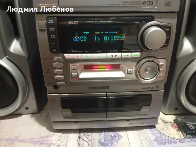 Ретро уредба Aiwa XR H33MD Работи отлично, снимка 6 - Аудиосистеми - 56088058