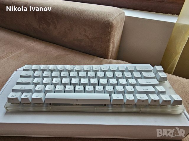 Механична RGB клавиатура за компютър 65% Womier Gateron Brown gaming keyboard геймърска светеща, снимка 11 - Клавиатури и мишки - 44354633