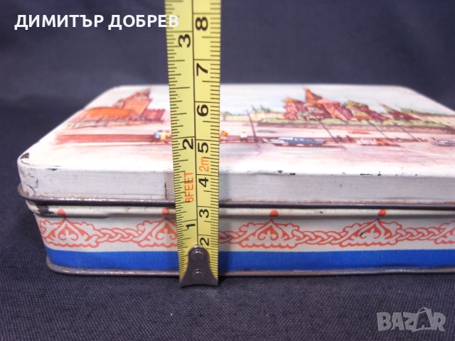 СТАРА РЕТРО СОЦ СССР МЕТАЛНА КУТИЯ ЛИТОГРАФИЯ МОСКВА КРЕМЪЛ, снимка 9 - Антикварни и старинни предмети - 42121828