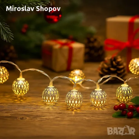Коледни лампички – метални фигурки SD32