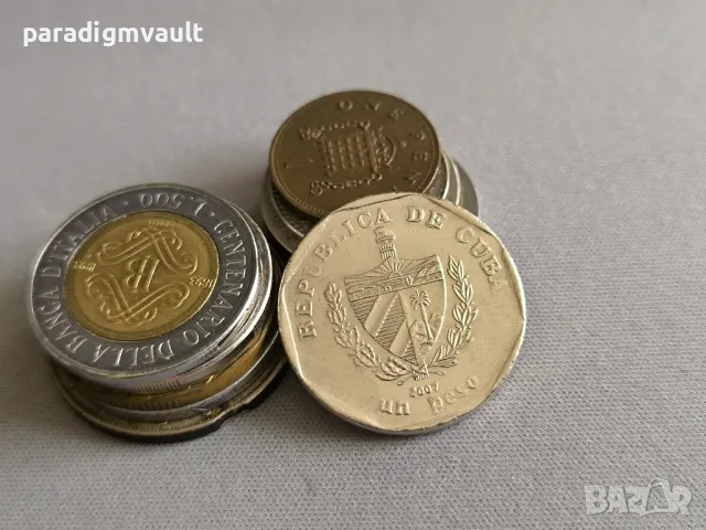 Mонета - Куба - 1 песо | 2007г., снимка 2 - Нумизматика и бонистика - 50317189