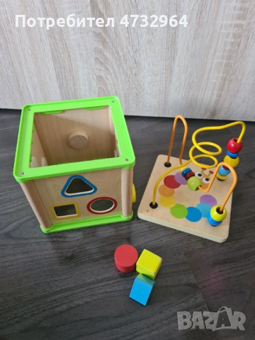 Интерактивен дървен куб