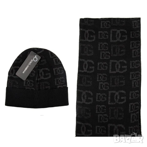 шапка и шал dolce gabbana calvin klein emporio armani gucci , снимка 7 - Шапки - 51394473