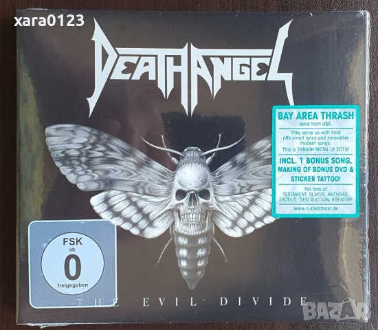 Death Angel – The Evil Divide CD+DVD, снимка 1 - CD дискове - 41086087