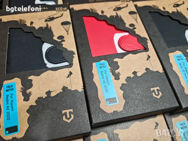 Тефтери Tactical Xiaomi Redmi 12,A1/A2,Note 12S,Note 12 4G/5G,12 Pro,+, снимка 2 - Калъфи, кейсове - 48395871