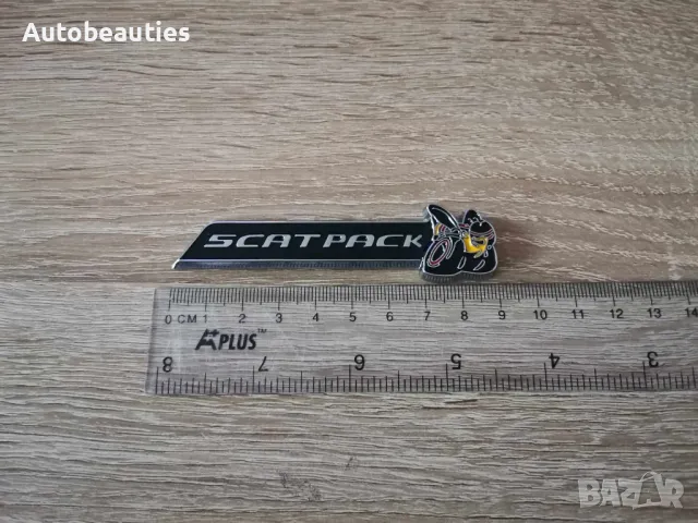 Dodge Scat Pack метална емблема, снимка 2 - Аксесоари и консумативи - 48349948