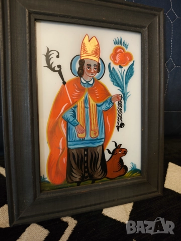 Картина икона найвизъм върху стъкло , снимка 2 - Картини - 51738170
